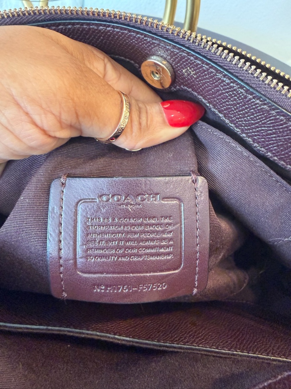 Coach Christie Carryall (outlet model) - Picture 11 of 11